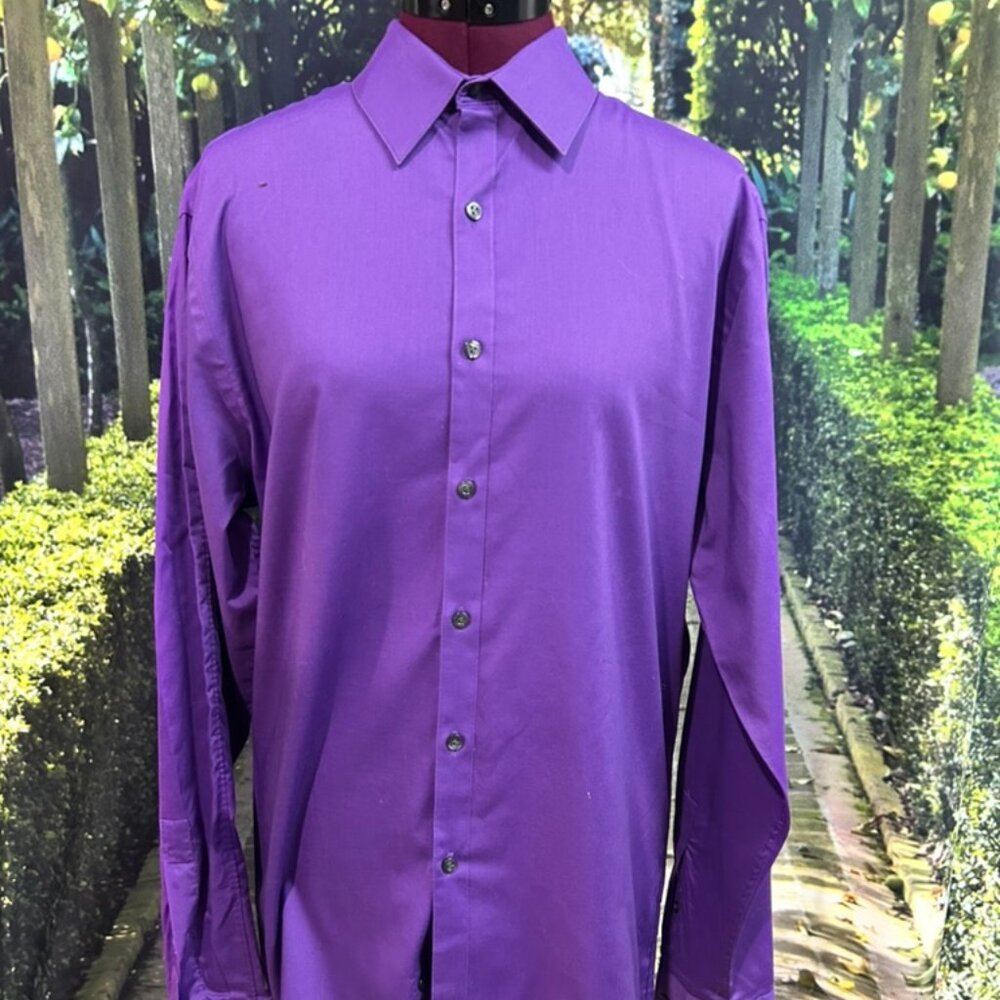 Geoffrey Beene Comfort Stretch Mens Button Down Size 34/35